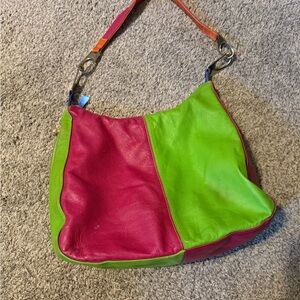 Y2K Leather Shoulder Bag